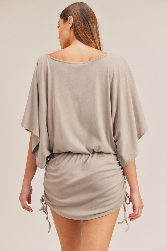 Dolman Sleeve Mini Dress – Velvet ...